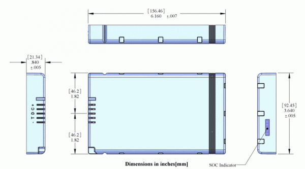 PB-AM-01  Battery Drawing